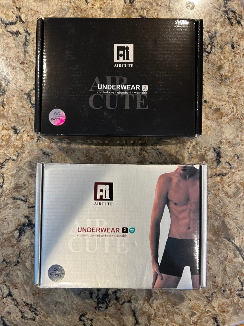 AIRCUTE  mens washable incontinence underwear